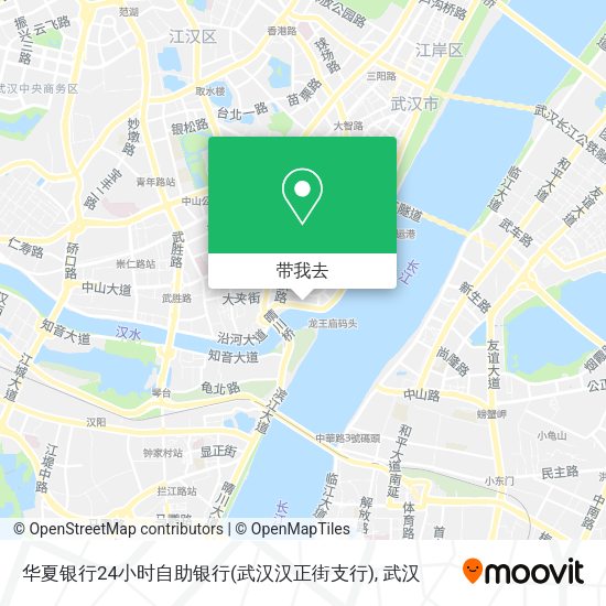 华夏银行24小时自助银行(武汉汉正街支行)地图