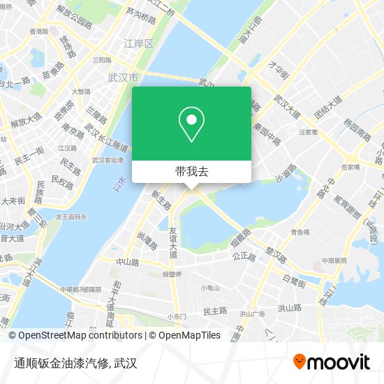 通顺钣金油漆汽修地图