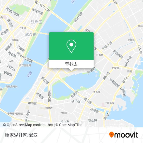 喻家湖社区地图