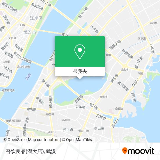 吾饮良品(湖大店)地图