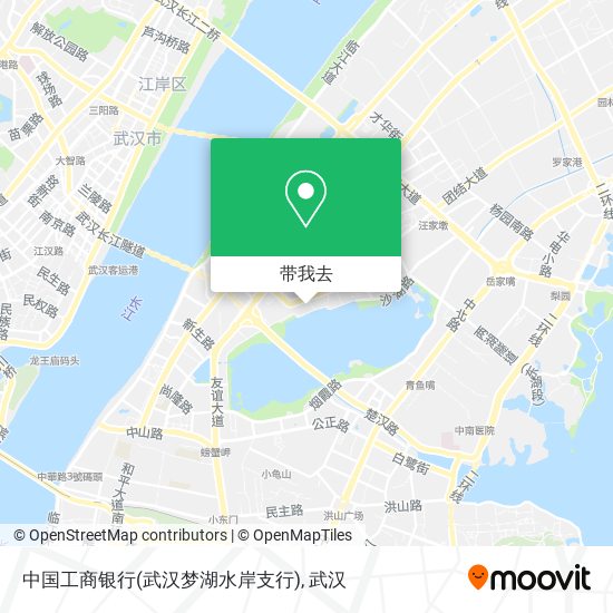 中国工商银行(武汉梦湖水岸支行)地图