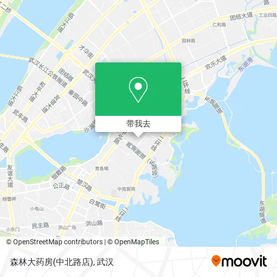 森林大药房(中北路店)地图