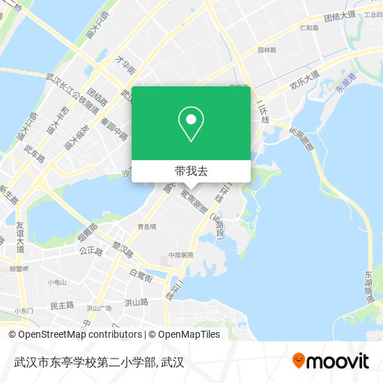 武汉市东亭学校第二小学部地图