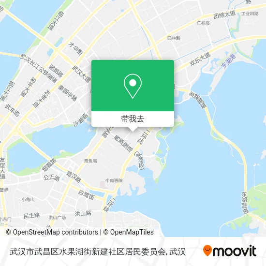 武汉市武昌区水果湖街新建社区居民委员会地图