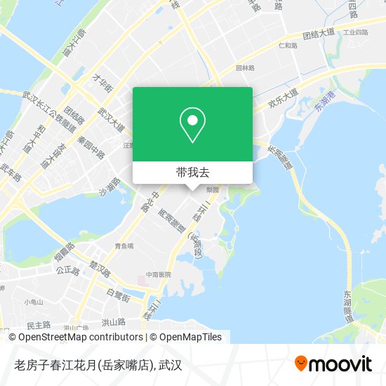 老房子春江花月(岳家嘴店)地图