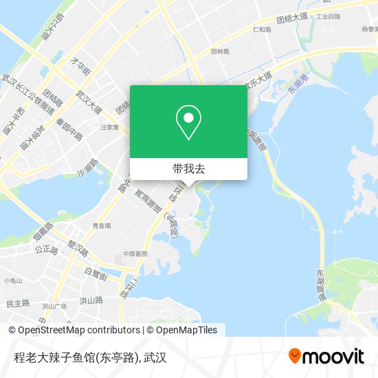 程老大辣子鱼馆(东亭路)地图