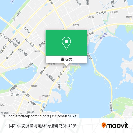 中国科学院测量与地球物理研究所地图