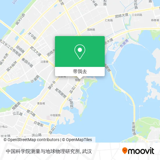 中国科学院测量与地球物理研究所地图