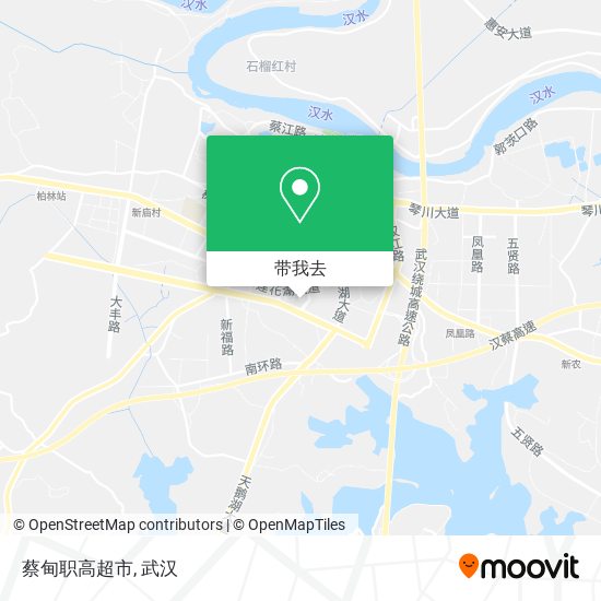 蔡甸职高超市地图