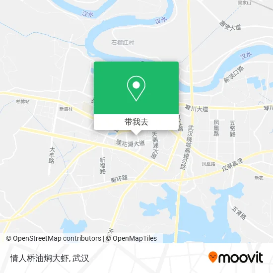 情人桥油焖大虾地图
