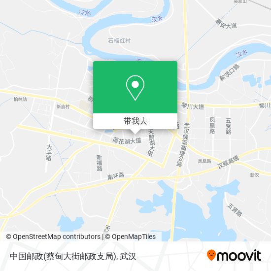 中国邮政(蔡甸大街邮政支局)地图