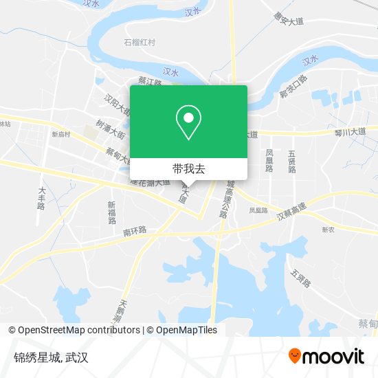 锦绣星城地图