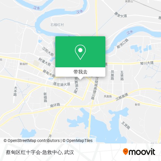 蔡甸区红十字会-急救中心地图