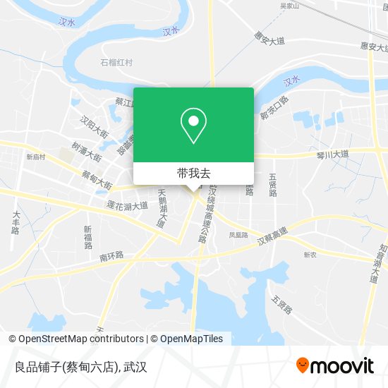 良品铺子(蔡甸六店)地图