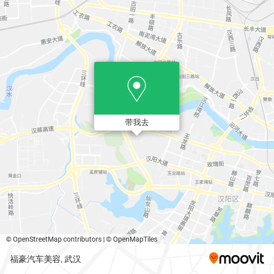 福豪汽车美容地图