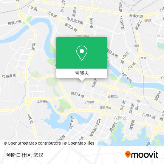 琴断口社区地图