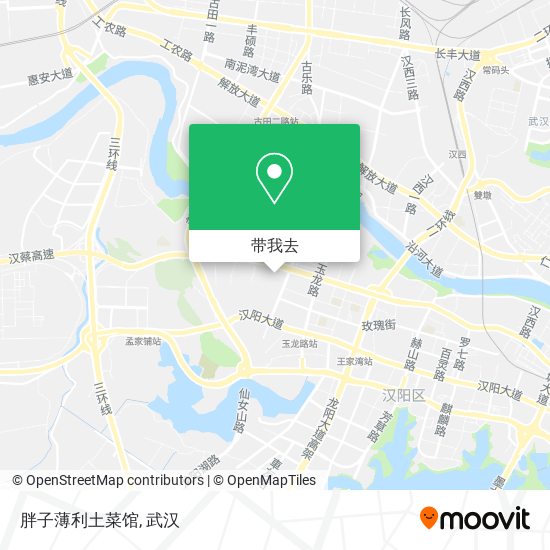 胖子薄利土菜馆地图