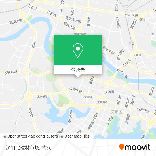汉阳北建材市场地图