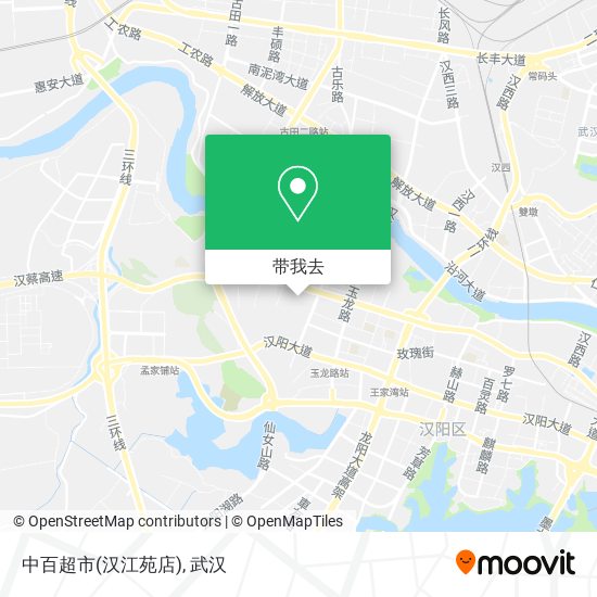 中百超市(汉江苑店)地图