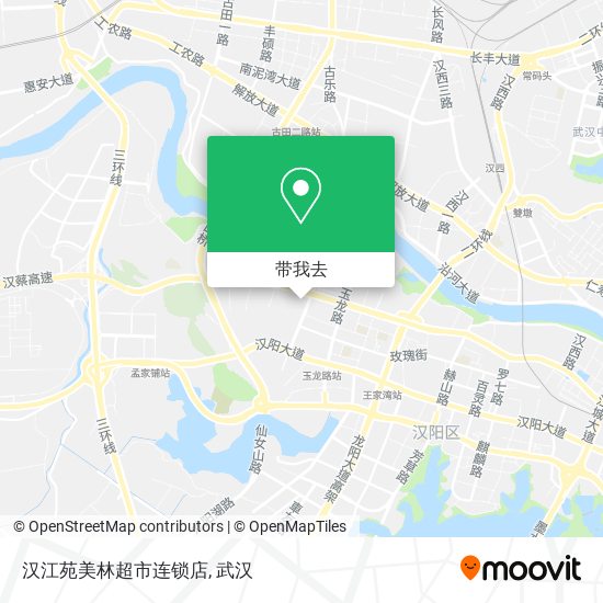 汉江苑美林超市连锁店地图