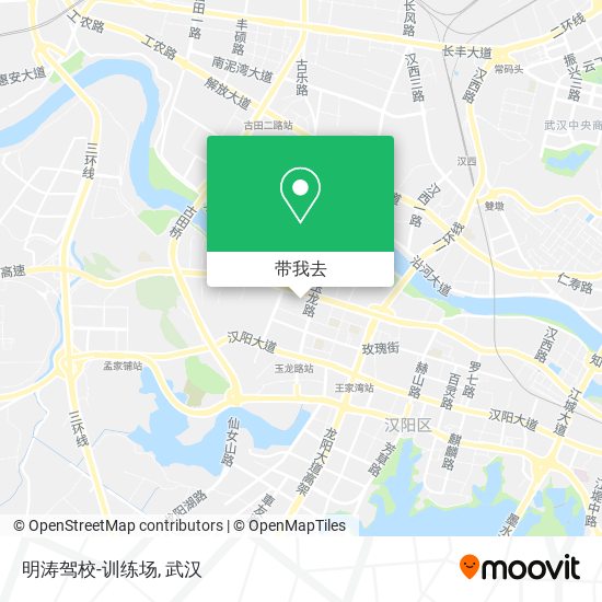 明涛驾校-训练场地图