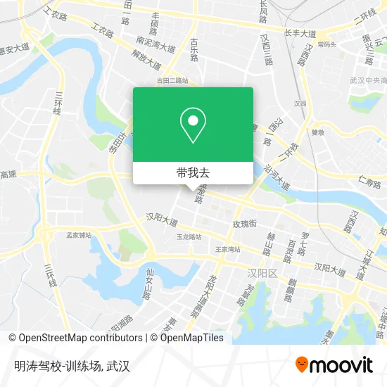 明涛驾校-训练场地图