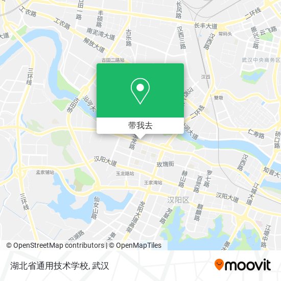湖北省通用技术学校地图