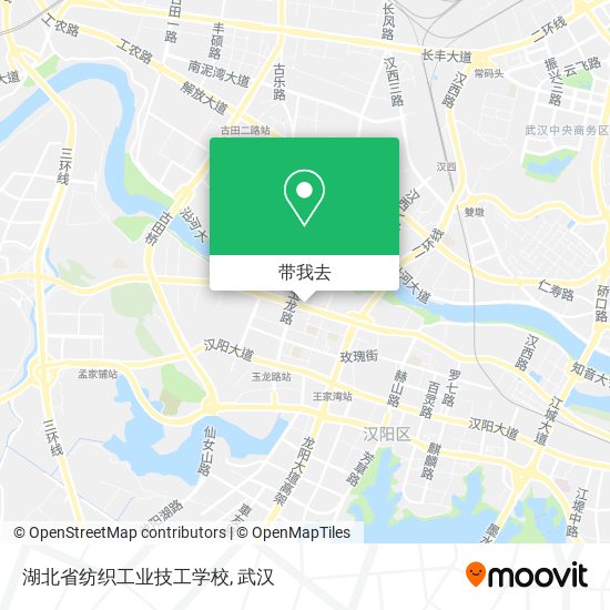 湖北省纺织工业技工学校地图