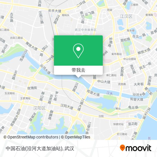 中国石油(沿河大道加油站)地图