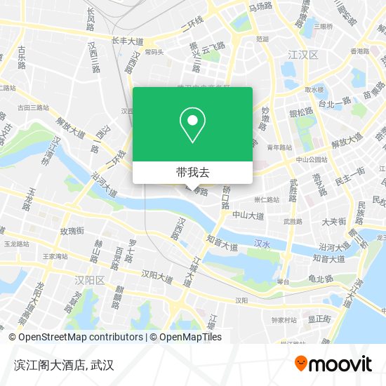 滨江阁大酒店地图