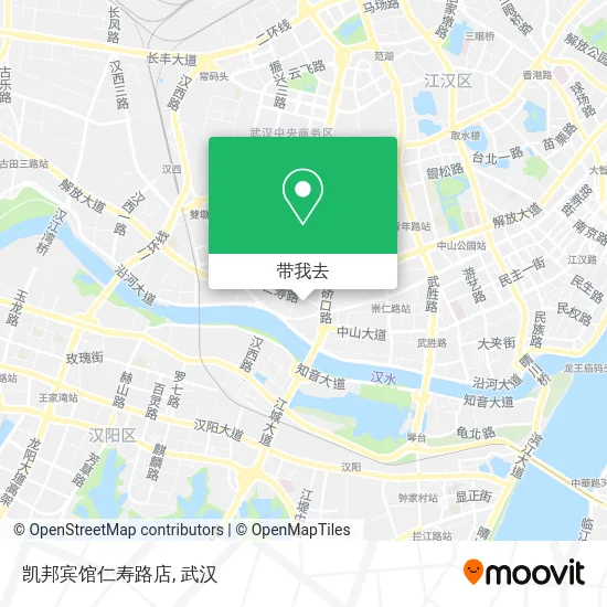 凯邦宾馆仁寿路店地图