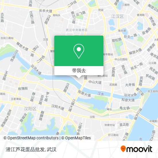 潜江芦花蛋品批发地图