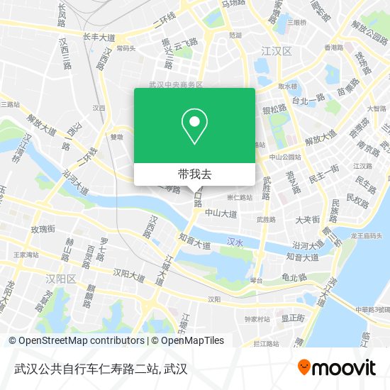 武汉公共自行车仁寿路二站地图