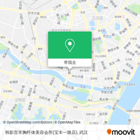 韩影宫丰胸纤体美容会所(宝丰一路店)地图