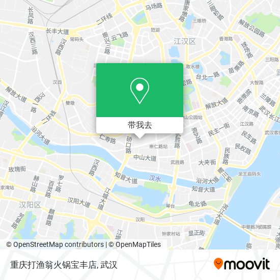 重庆打渔翁火锅宝丰店地图