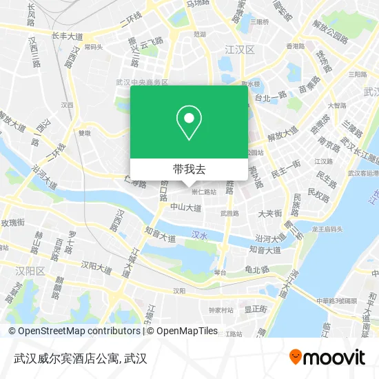 武汉威尔宾酒店公寓地图