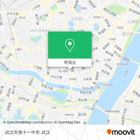 武汉市第十一中学地图