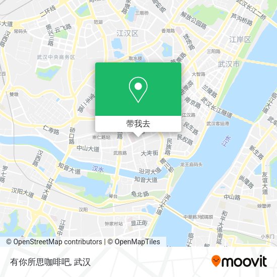 有你所思咖啡吧地图