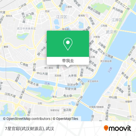7星官邸(武汉财源店)地图