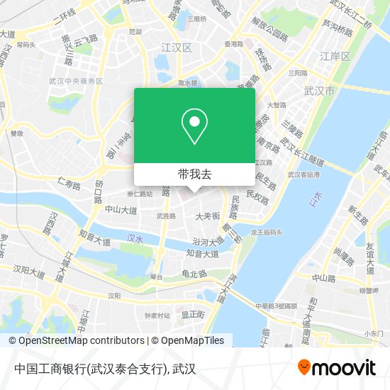 中国工商银行(武汉泰合支行)地图