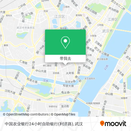 中国农业银行24小时自助银行(利济路)地图