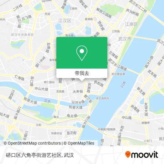 硚口区六角亭街游艺社区地图