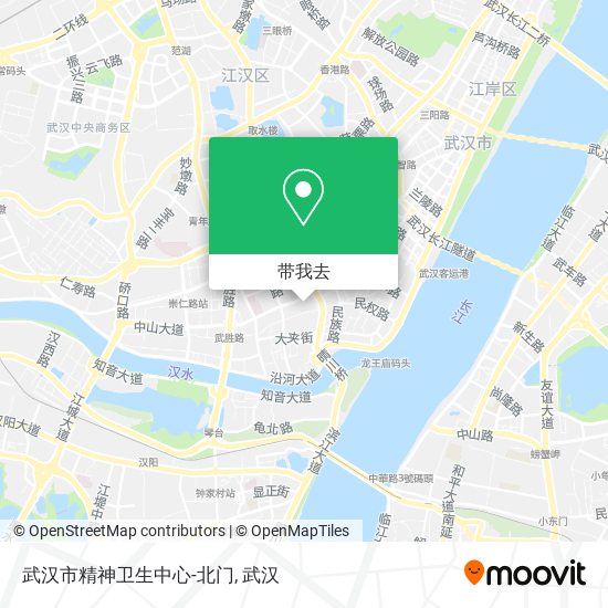 武汉市精神卫生中心-北门地图