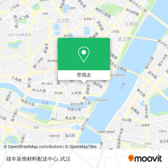 雄丰装饰材料配送中心地图
