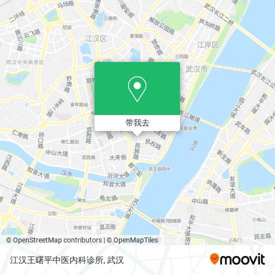 江汉王曙平中医内科诊所地图