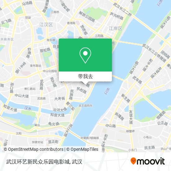 武汉环艺新民众乐园电影城地图