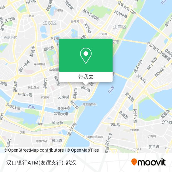 汉口银行ATM(友谊支行)地图