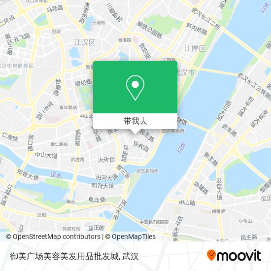 御美广场美容美发用品批发城地图