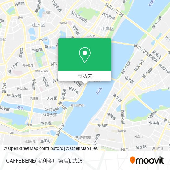 CAFFEBENE(宝利金广场店)地图
