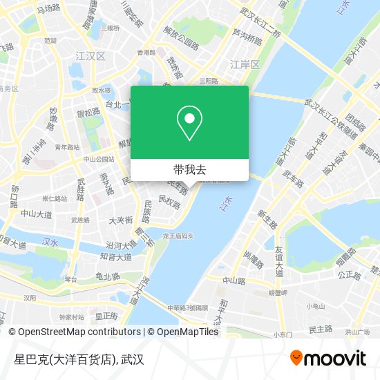 星巴克(大洋百货店)地图